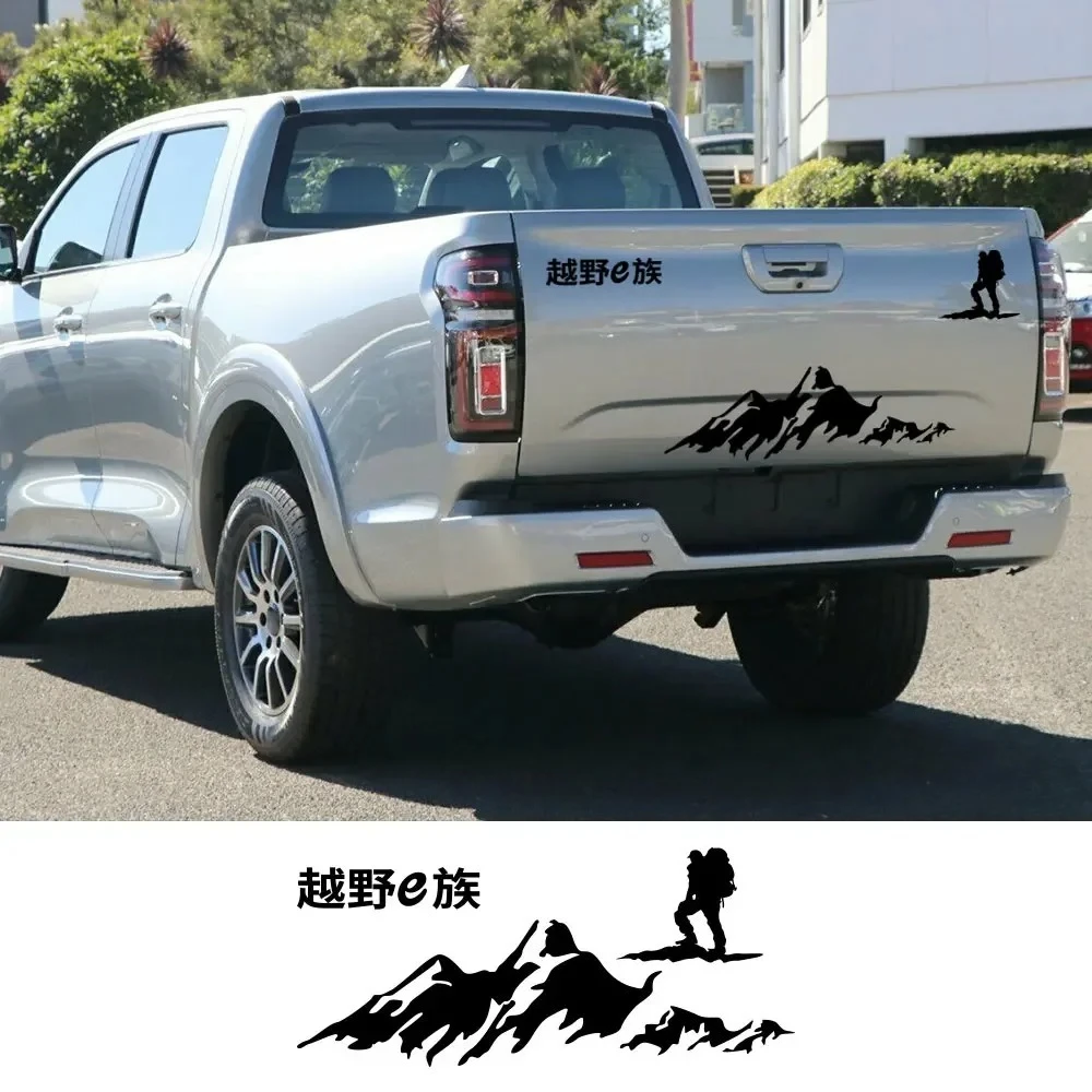 Pickup-Heckklappen-Aufkleber für GWM Poer Pao Truck, Grafiken für die Heckklappe, Vinylfolie, Dekorabdeckungen, Autoaufkleber, Auto-Tuning-Zubehör