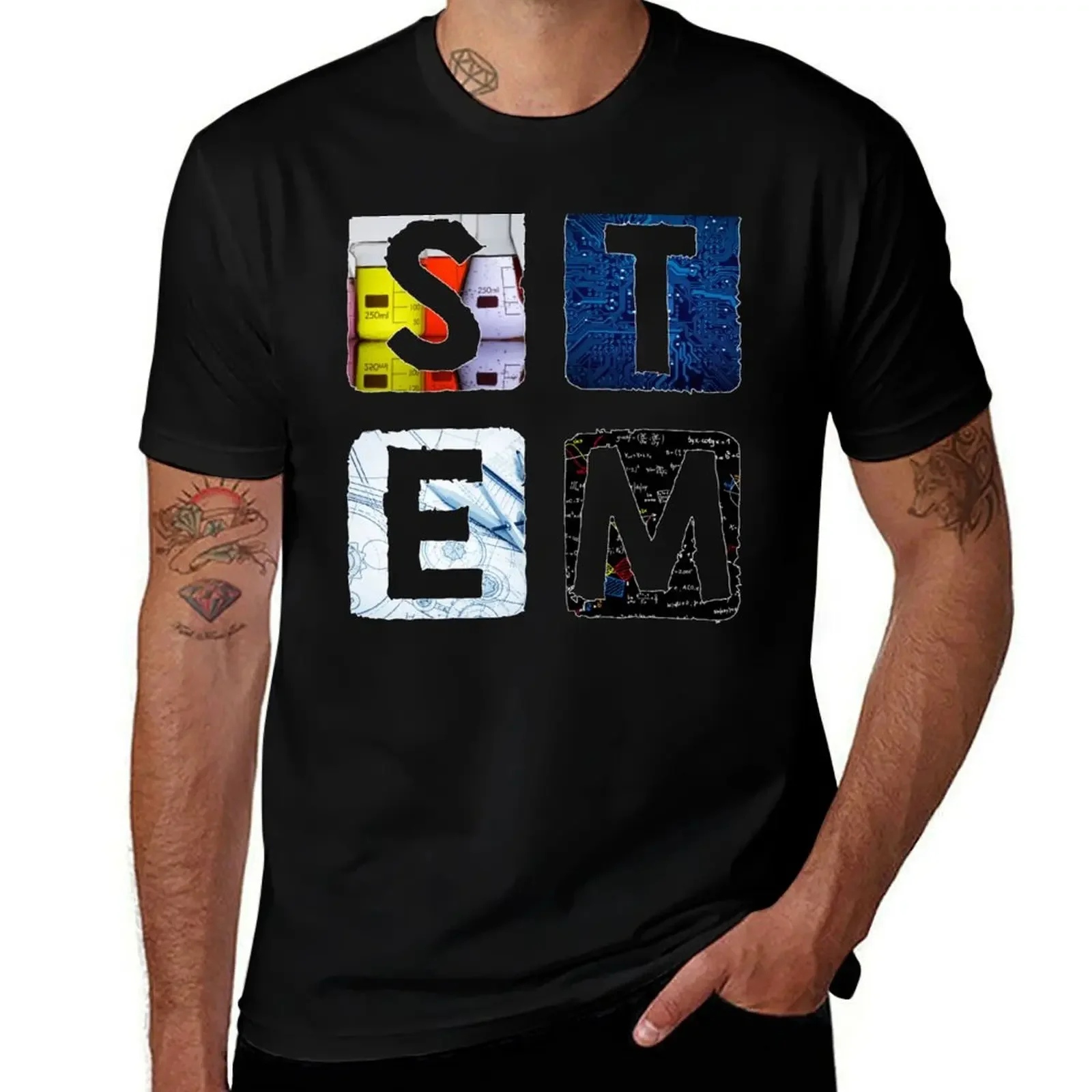 

STEM Square (Dark) T-Shirt cheap stuff baggy shirts vintage anime shirt aesthetic clothes funny t shirts for men