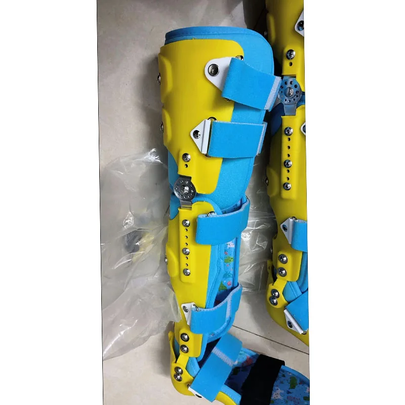 Adjustable Ankle Joint Support-Kid Knee Ankle Fixation Support-Suitable for Leg Fracture Sprain Rehabilitation Correction Brace