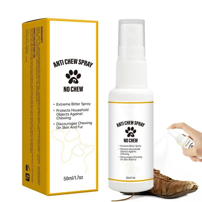 

Bitter Spray For Dogs No Chew Spray Stop Dogs From Chewing Furniture Anti-Scratch Furniture Protector Powerful Bitter Natural