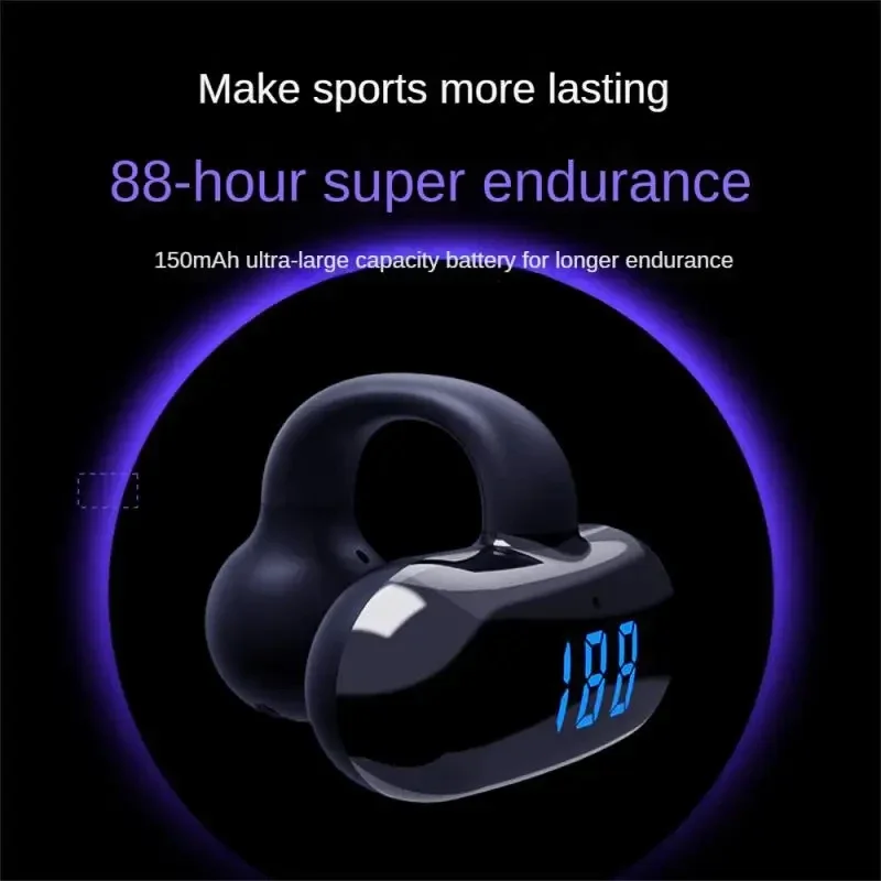 In-ear High-capacity Earphones Durable Comfortable And Painless Digital Display Large Capacity Not Ear Music Player Cozy