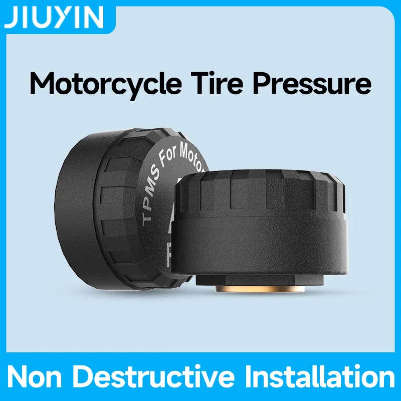 JIUYIN Tire Pressure sensor for Motorcycle Wireless Apple Carplay Android Auto Portable Navigation GPS Screen