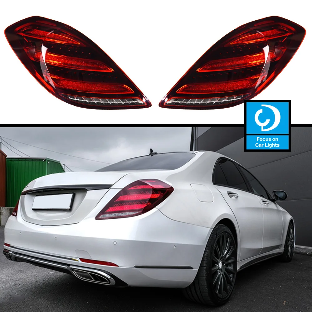 

Taillights Styling Parts For W222 S Class S350 S450 Tail Light LED DRL Running Signal Brake Reversing Parking Lighthouse Facelif