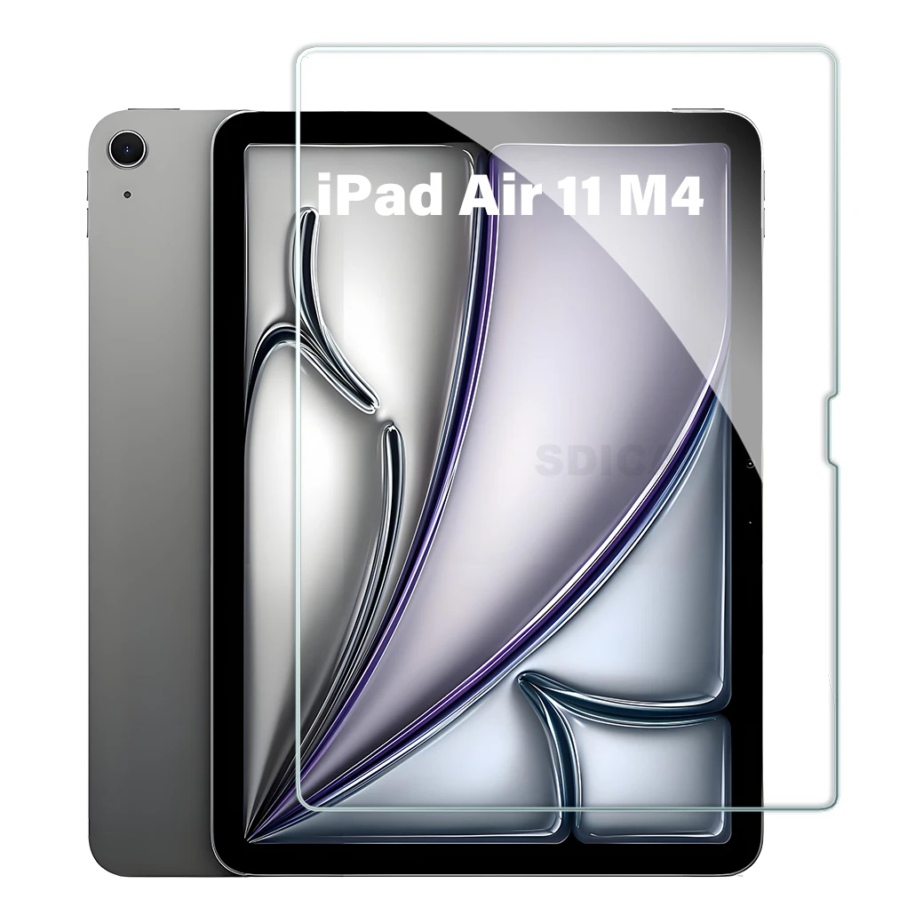 

Защитная пленка из закаленного стекла для iPad Air 11 M4 2026, 11.0 дюймов, HD, прозрачная, с защитой от царапин