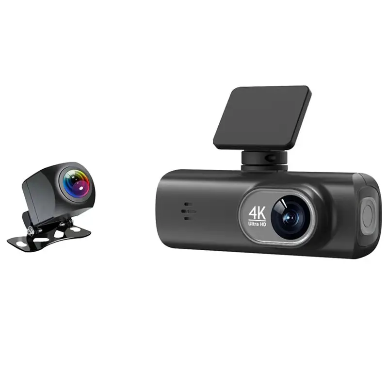

Видеорегистратор M01K Mini 4K Wi-Fi с двумя камерами (передняя и задняя), 1080P, ночное видение, мониторинг парковки, черный ящик