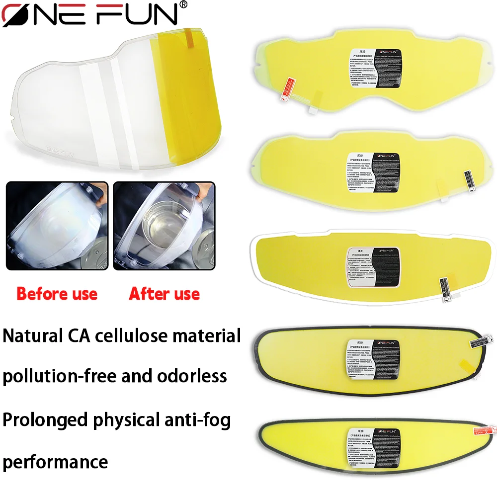 Motorcycle Helmet Anti Fog Film Visor for RX7X NEO XD ASTRO GX Anti-Fogging Stickers Durable Accessories Lens for Arai