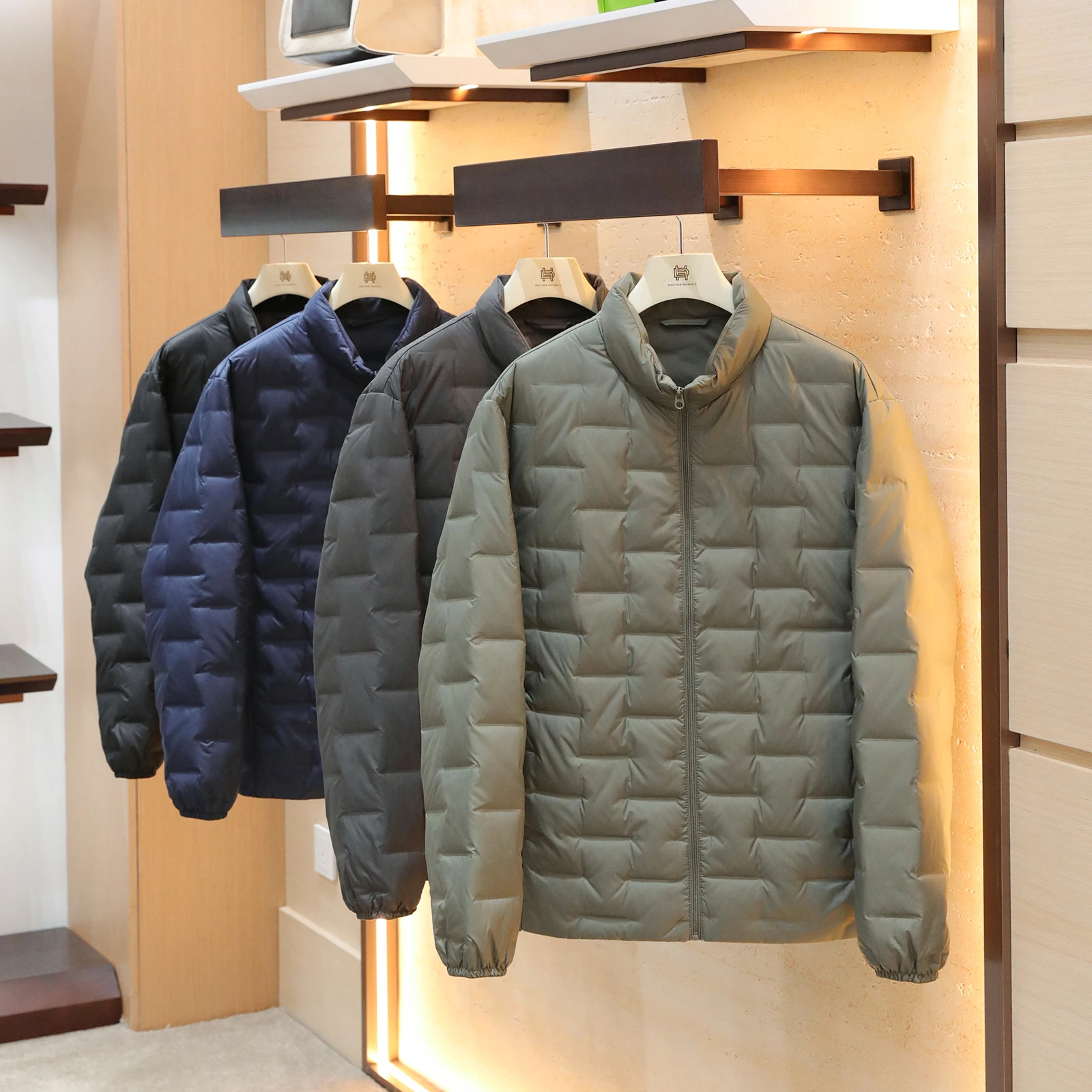 

Мужская зимняя пуховая куртка для активного отдыха, полностью проклеенная, водонепроницаемая, ветрозащитная, теплая, с воротником-стойкой, длинными рукавами, на молнии