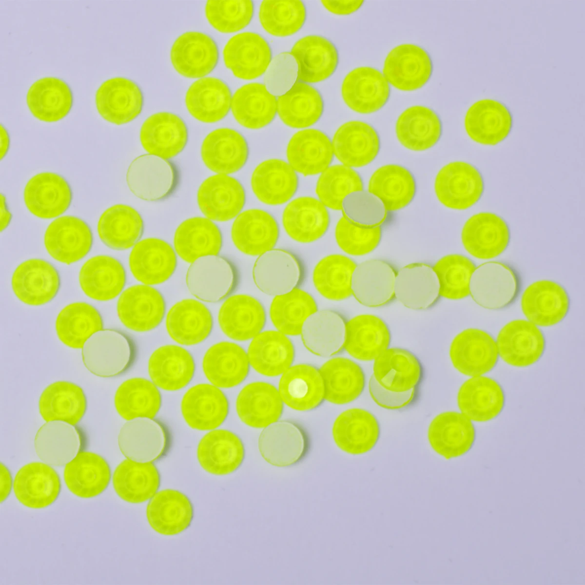 YANRUO 2058 Nicht-elektrische Neon-Strasssteine, nicht heißfixierbar, fluoreszierende glänzende Kristalle für Nagelkunst-Dekoration. – Detail 12