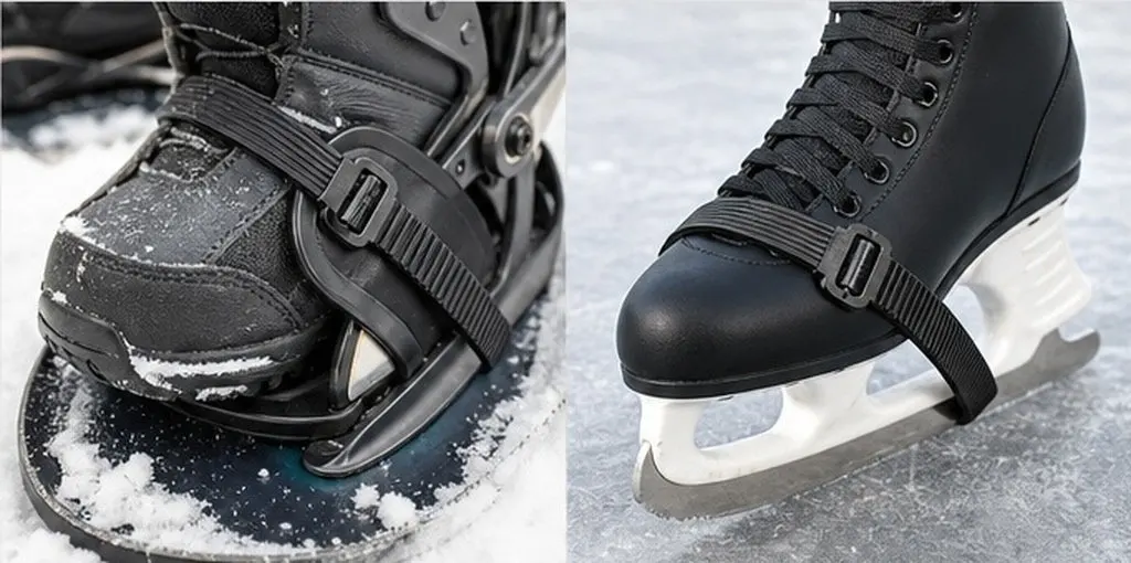 2Pcs Snowboard Ladder Binding Strap Replacement for Toe Slider Snowboard Binding Accessories Universal Compatibility Reliable