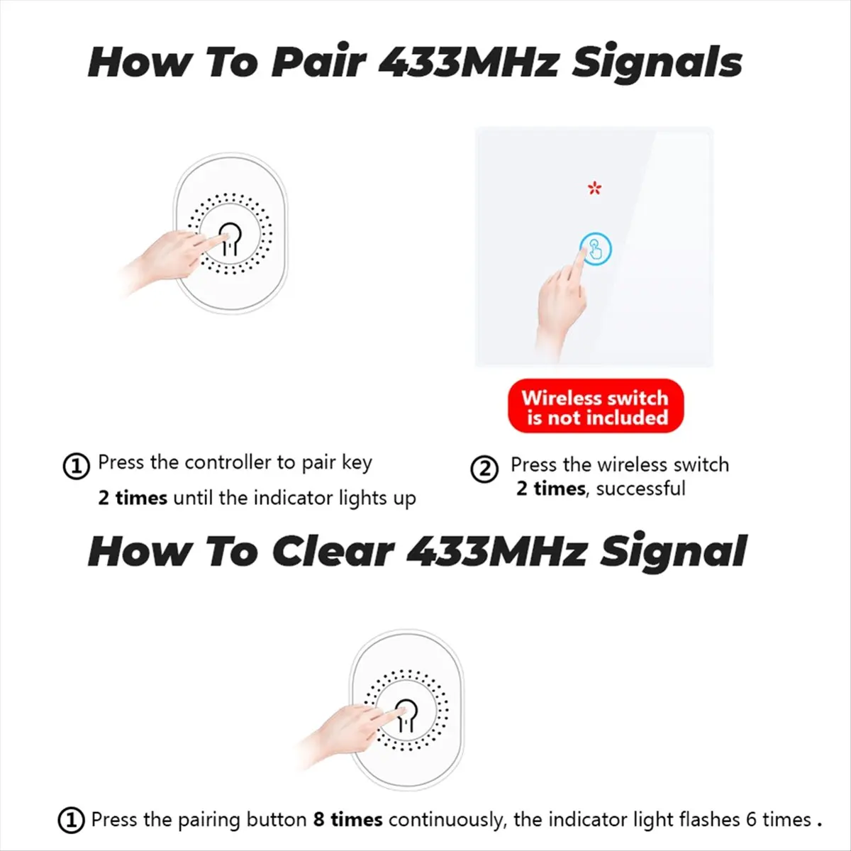 AT42 RF433 WiFi Smart Switch Tuya 16A Light Switch MiniHome Breaker Relay with Power Monitor Smart Life APP Voice for ,A - view 5
