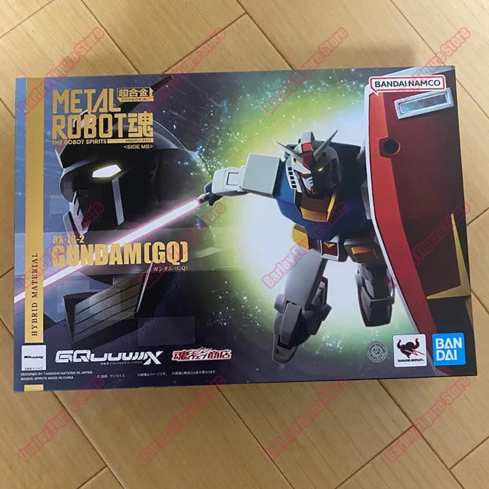 

Оригинальная металлическая фигурка Bandai METAL ROBOT MR SPIRITS RX-78-2 Gundam GQuuuuuuX, 15,5 см, коллекционная модель из сплава, игрушка-подарок