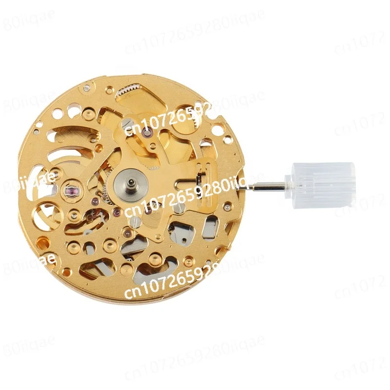 SII NH71A gold skeleton movement Japanese genuine automatic self-winding mechanism modified watch 24 gems NH71 SII NH71