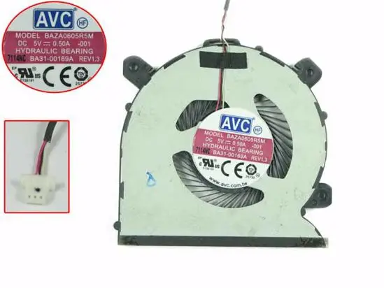 

AVC BAZA0605R5M 001 BA31-00169A DC 5V 0.50A 3-Wire Cooling Fan