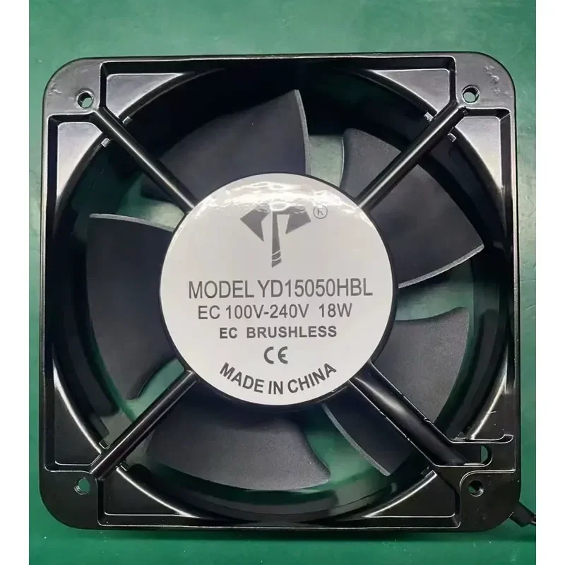 For Yida YD15050HBL EC110V-220V 18W cabinet axial flow fan electric box large air volume cooling fan