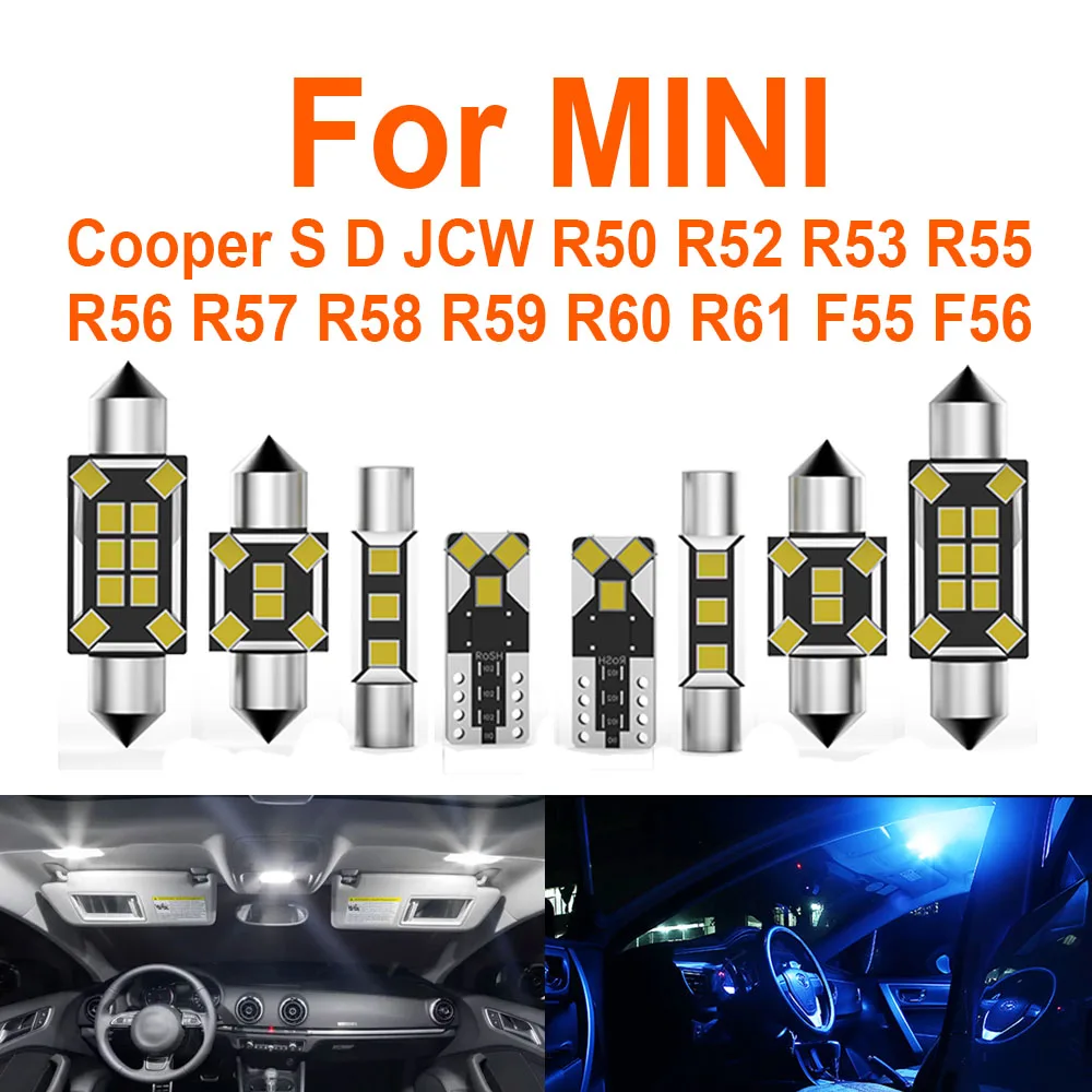 Abright LED Interior Light For MINI Clubman Countryman Paceman Cooper S JCW R50 R52 R53 R55 R56 R57 R58 R59 R60 R61 F55 Canbus
