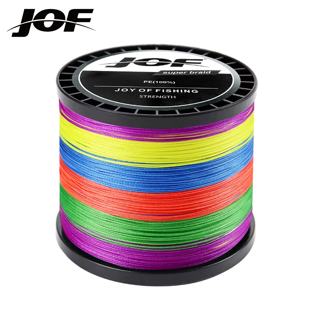 

JOF 4 Strands 300M 500M 1000M PE Braided Fishing Line 8-80LB Multifilament Fishing Line Smooth Carp Fishing Accessories Japan