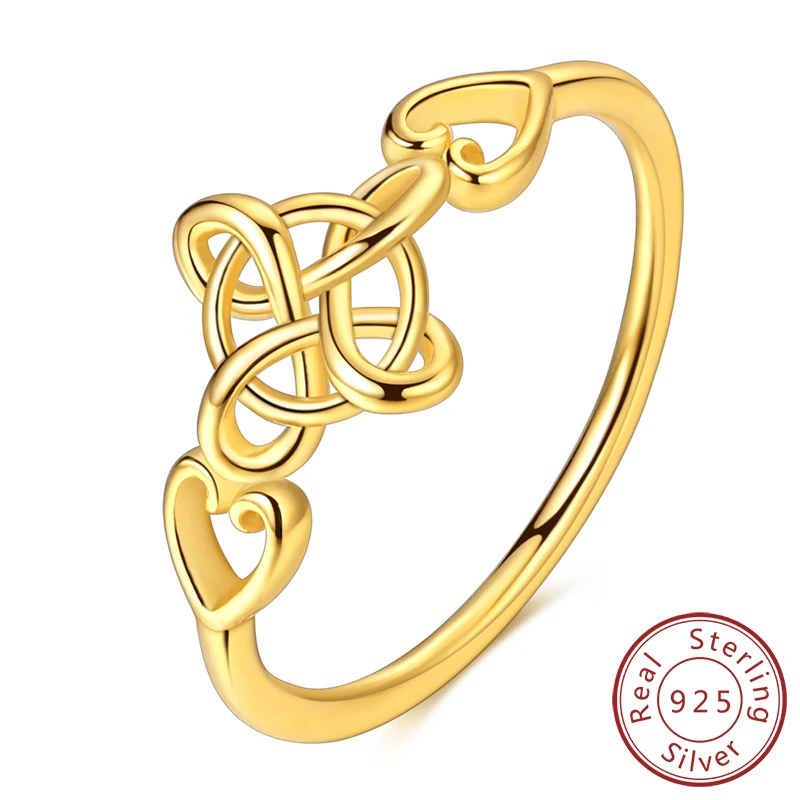 Women's 925 Sterling Silver Star Moon Heart Adjustable Ring