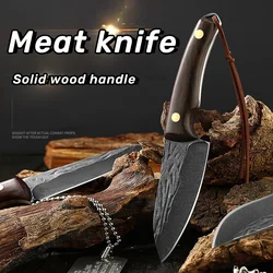 Handmade Forged Knife Kitchen Knife Stainless Steel Full-Tang Butcher Boning Meat Cleaver For Cooking Fruit Knife BBQ Assesories