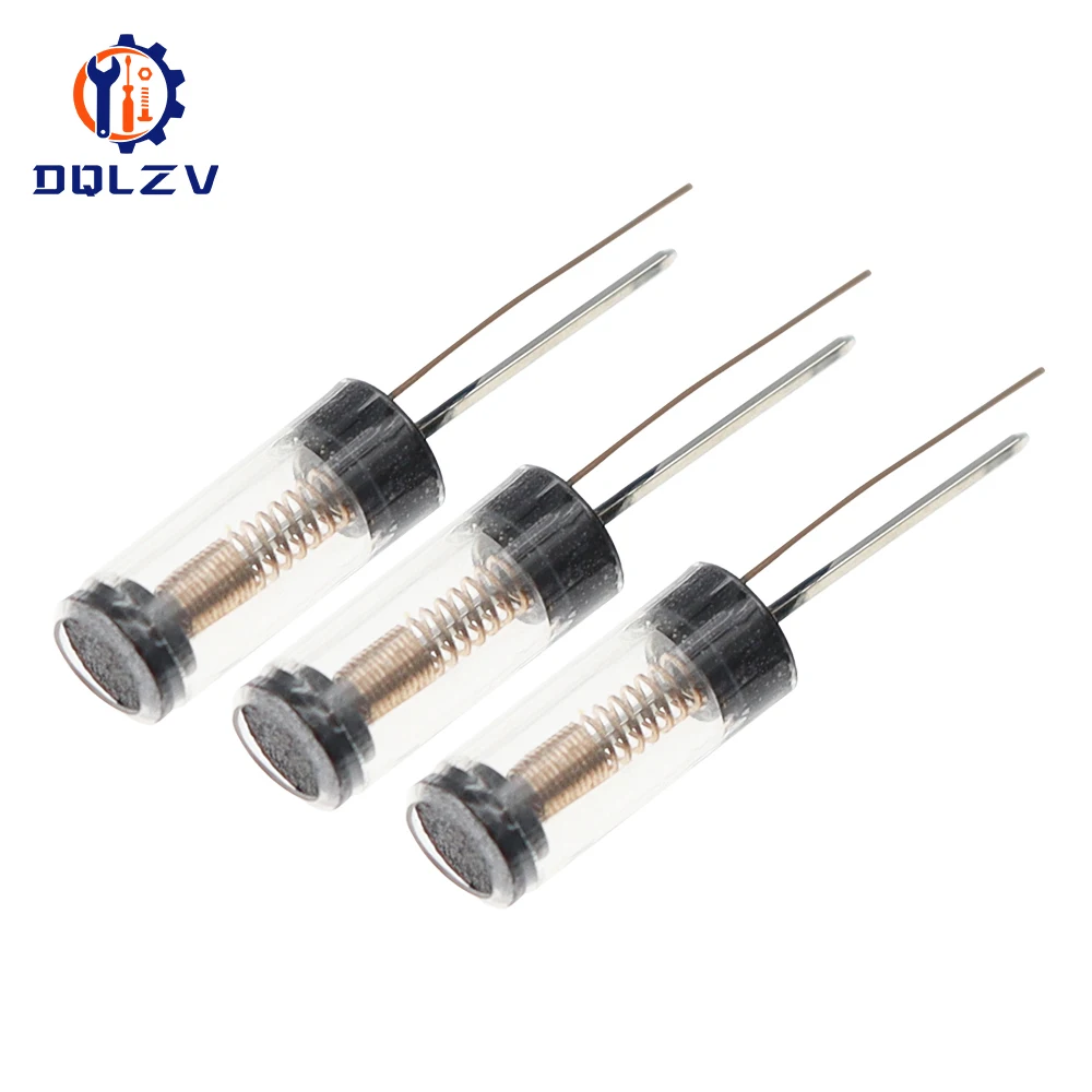 SW-18020P 12V Transparent Highly Vibration Switch Ball Tilt Double bead Angle Spring Sensor