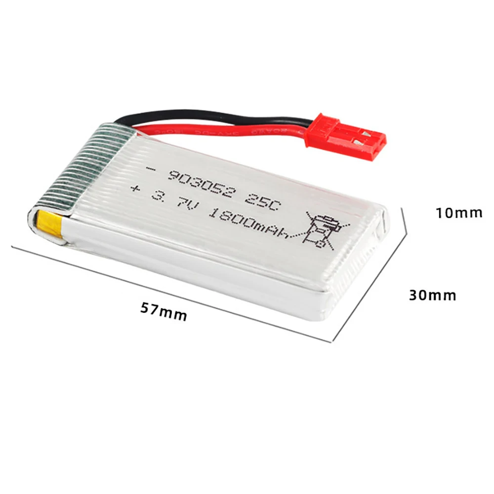 KY601S SYMA X5 X5S X5C X5SC X5SH X5SW X5UW X5HW M18 H5P HQ898 H11D H11C 드론 부품용 리포 배터리, 3.7V, 1800mAh, 903052 25C