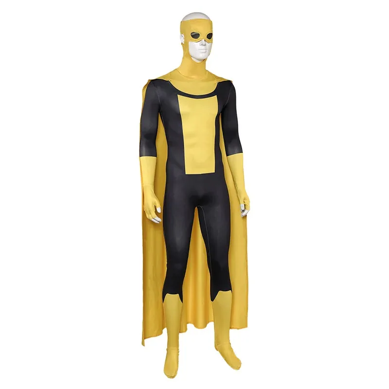 Invencível mark grayson cosplay fantasia traje disfarce para homens zentai terno macacão roleplay outfits halloween carnaval terno