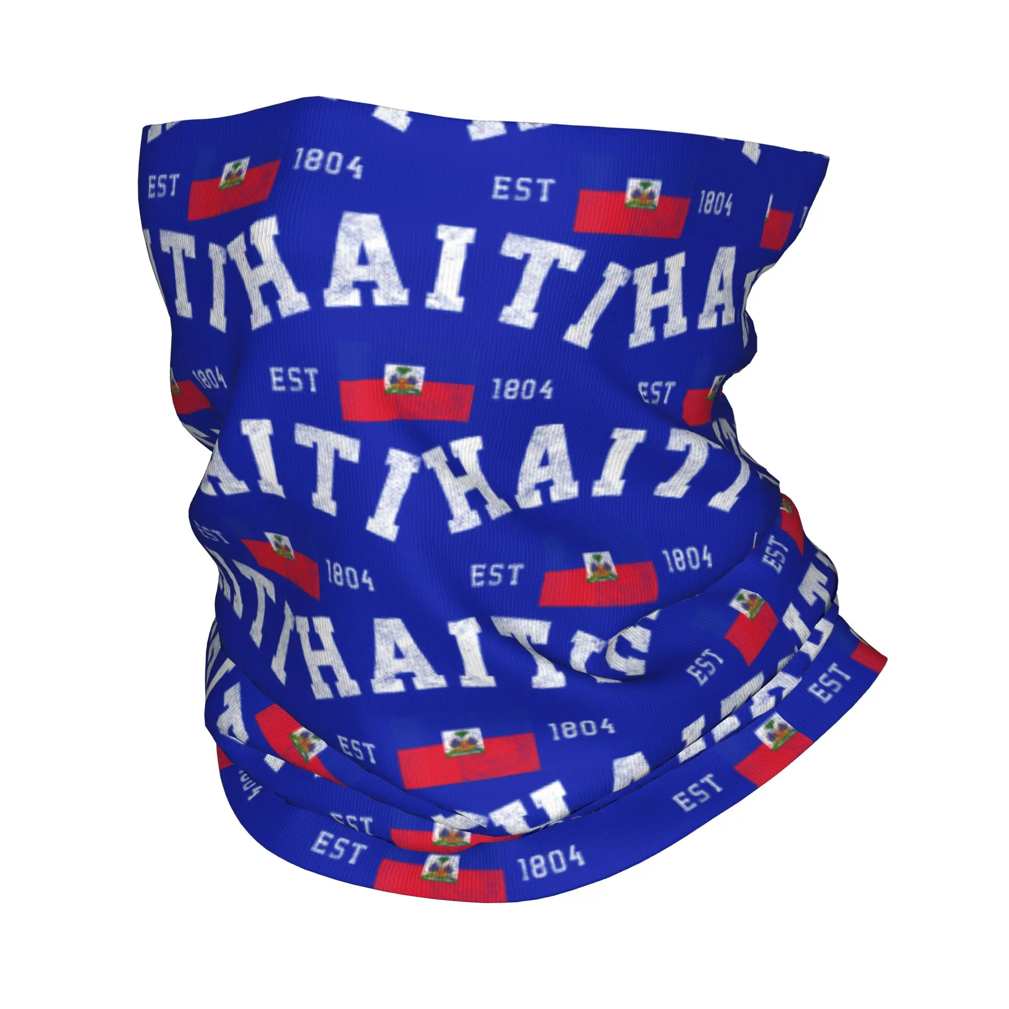 

Haiti Est Balaclava Hiking Camping Cycling Mask Protection Soft Bike Tactical Mask Summer Fashion Scarf Bandana