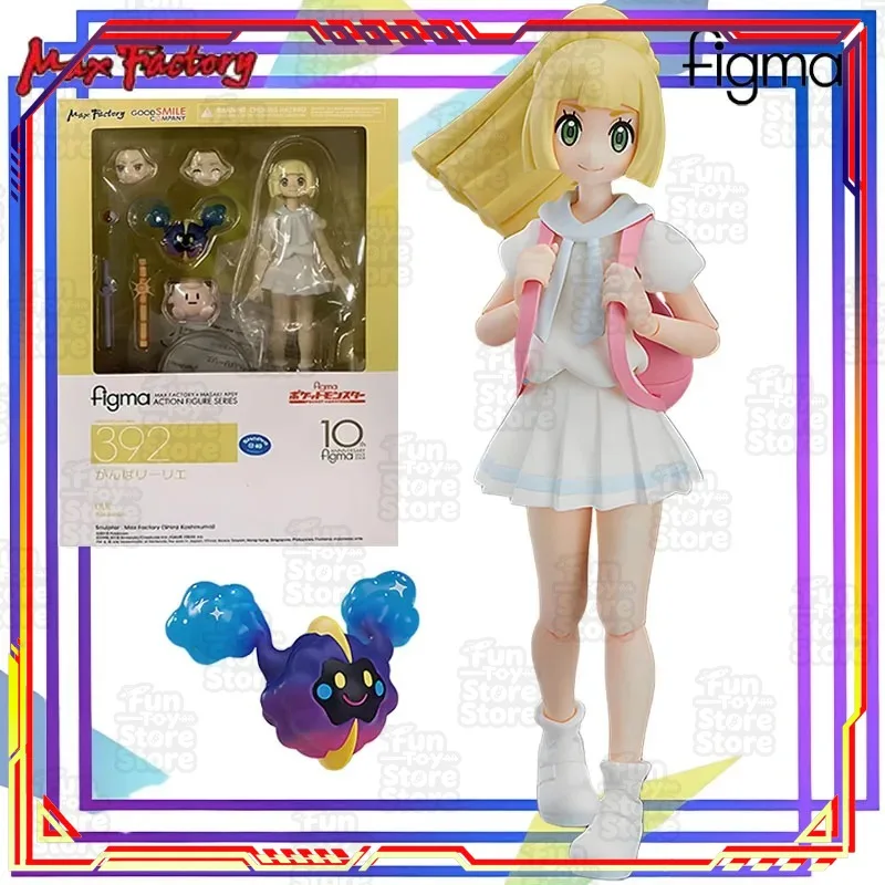 

Max Original Pokémon Lillie Go for It Figma Action Figure Anime Collectible Model Toy Assembly Kit Display Ornament Gift for