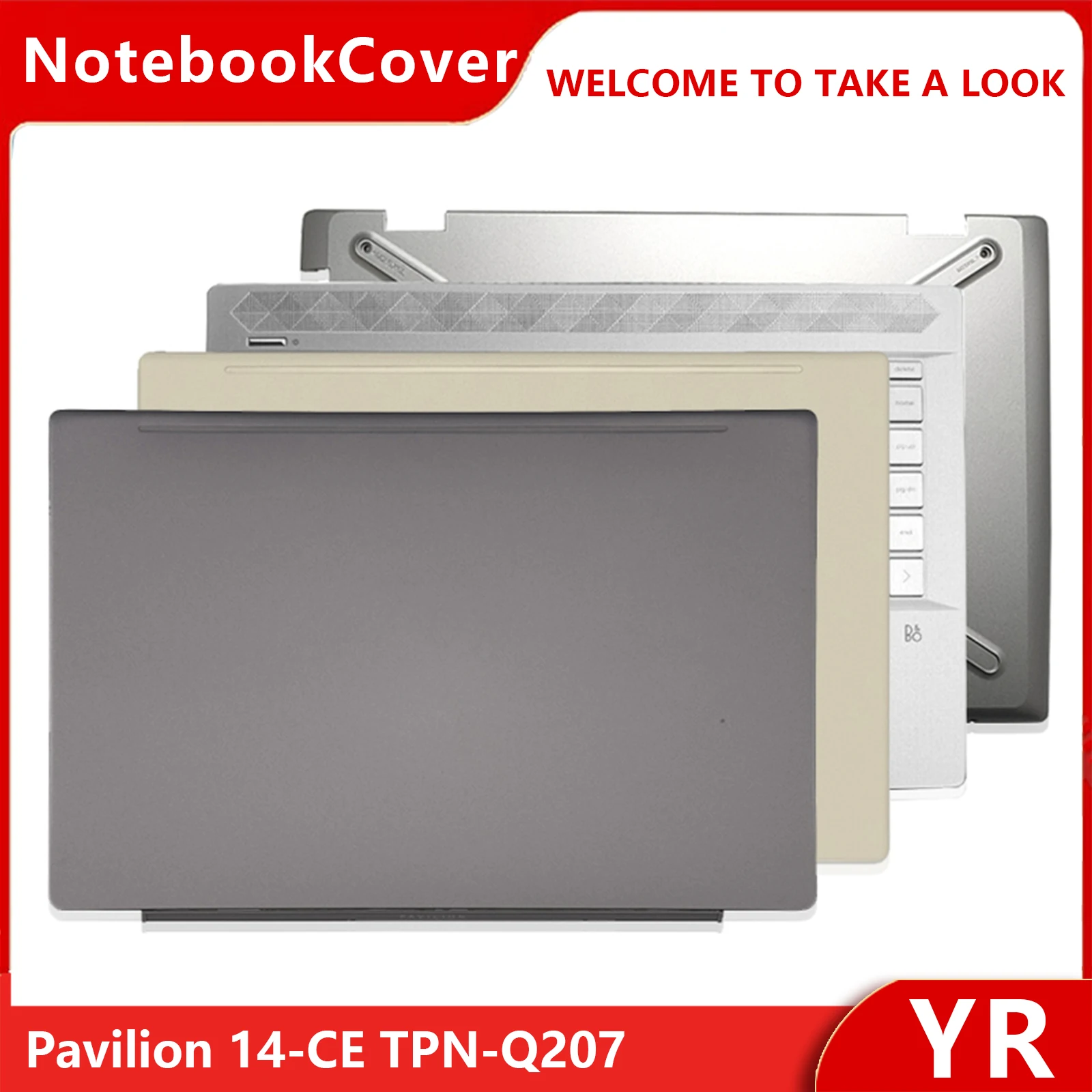 

NEW For HP Pavilion 14-CE TPN-Q207 Star 14-CE Laptop LCD Back Cover Front Bezel Palmrest Bottom Case keyboard