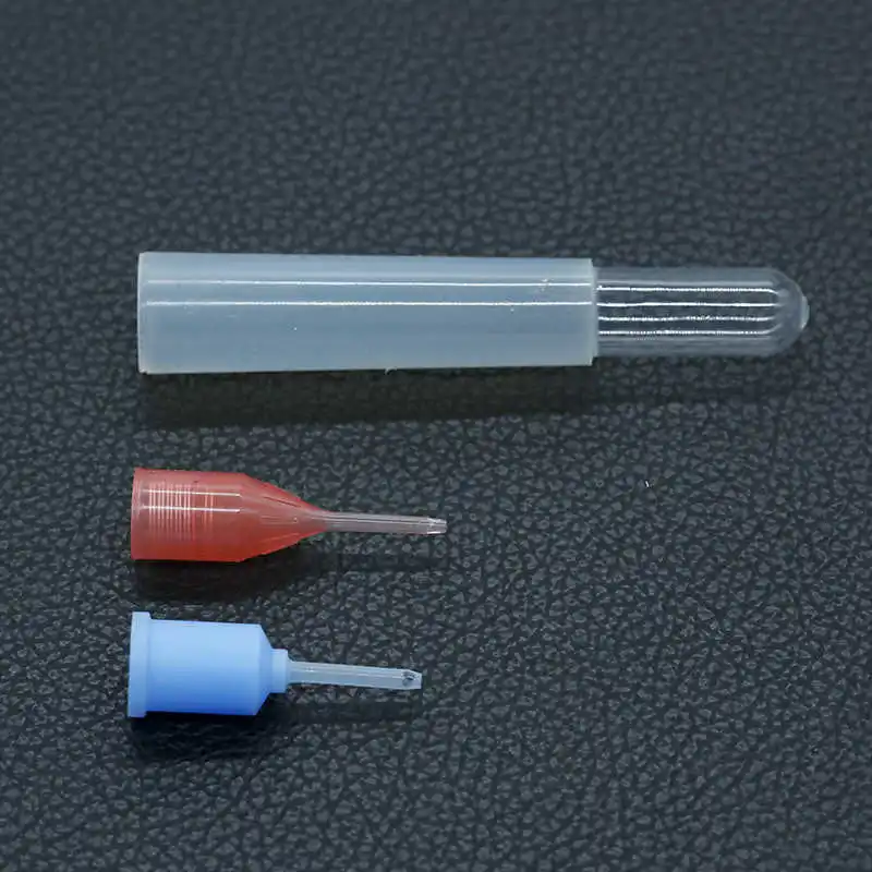 Micro eye superbreast handle MTP Blue sleeve Blue cap Test cap Universal injection needle straight elbow