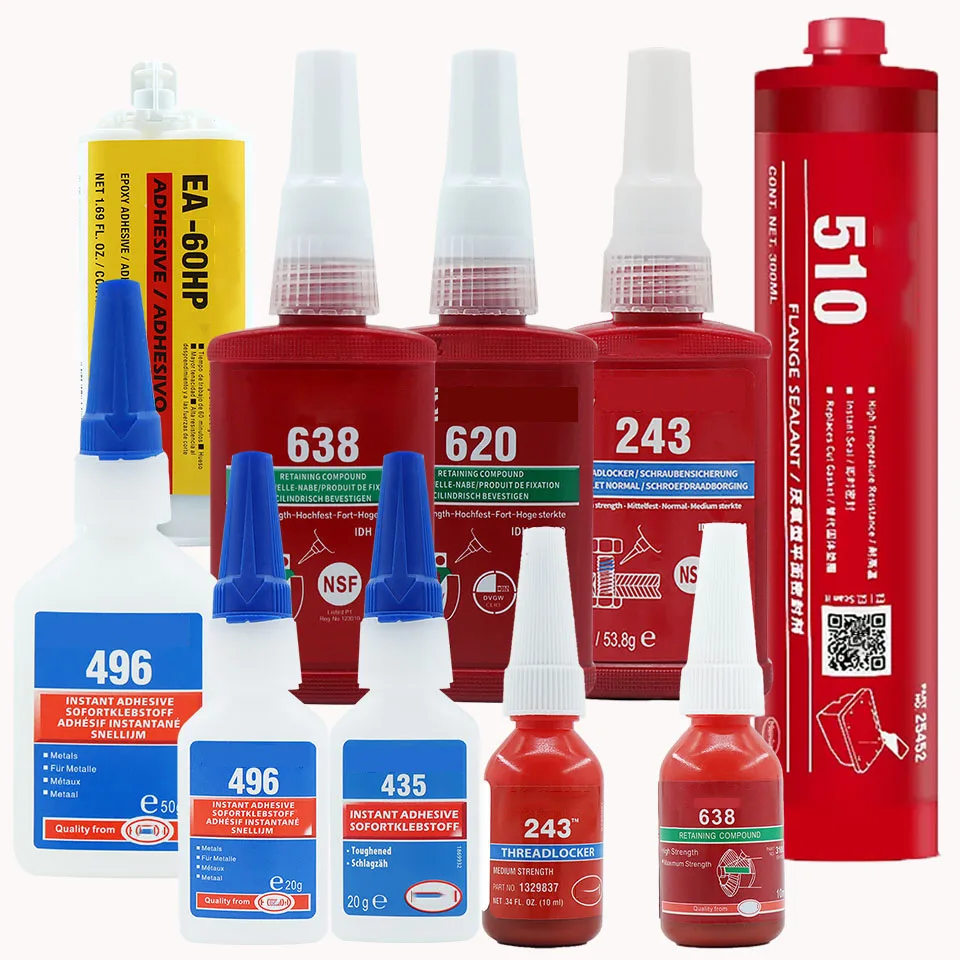 243 Threadlocker 242 262 277 270 272 263 510 515 567 577 518 Screw Glue 638 620 648 680 495 401 406 460 480 Super glue