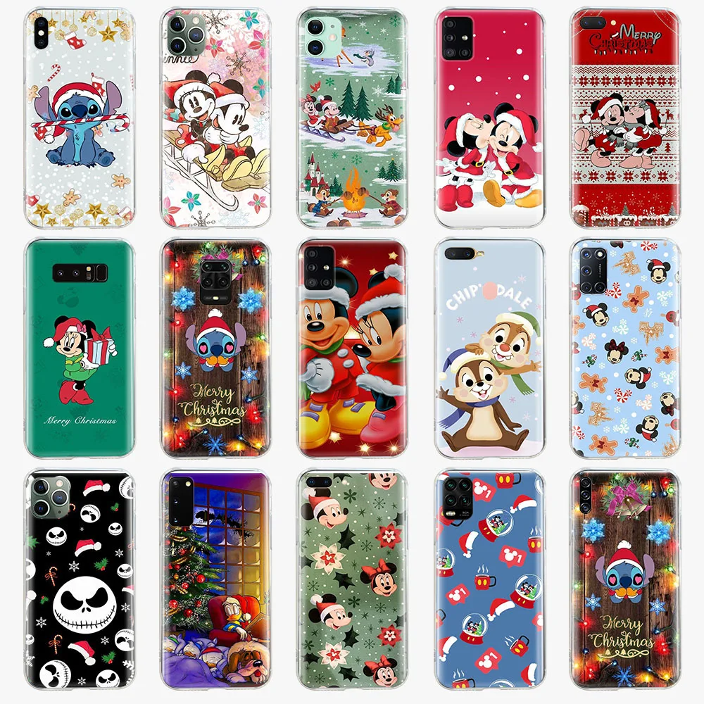 TPU Case for Motorola  Moto G50 G51 G71 G60 G60S G6 Play G41 G52 G42 G32 G23 G22 E22 E22I Plus Cover Z-56 Stitch Christmas