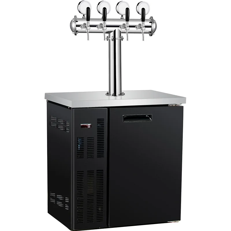

Cabinet beer machine, craft brewed fresh beer refrigeration refrigeration equipment 4 heads four barrels air cooler bar