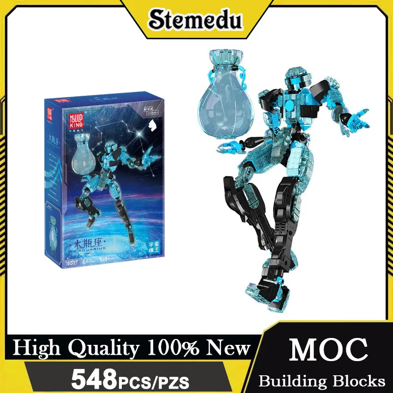 

MOULDKING 548PCS 10077 Aquarius Zodiac Model Object Twelve Constellation Series Mini Particle Construction Assembly Set Gift