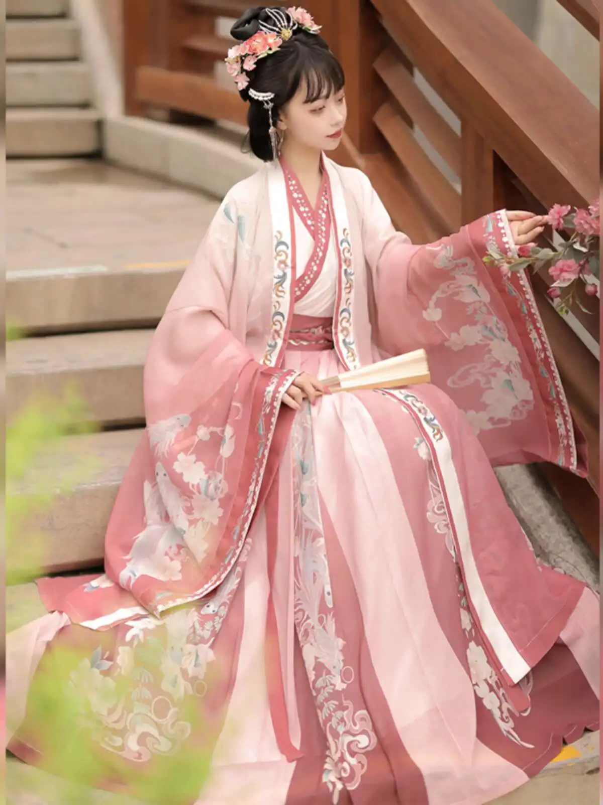 

Song Dynasty Style Hanfu For Women Adults 2025 Qi Waist Ru Skirt Large Sleeves Super Fairy Ancient Costume Chinese Style