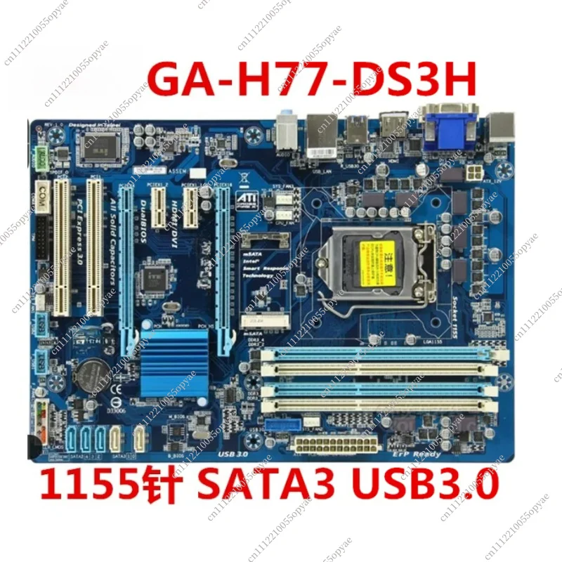 Placa-mãe de Desktop LGA1155 DDR3 Compatível com Z77-D3H H77-DS3H - Placa-mãe de Substituição