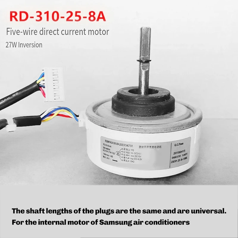 DC310V 27W Air Conditioning Motor Internal Motor for RD-310-25-8A(AL) DB31-00636A 5-Wire Brushless DC Fan Motor-A009
