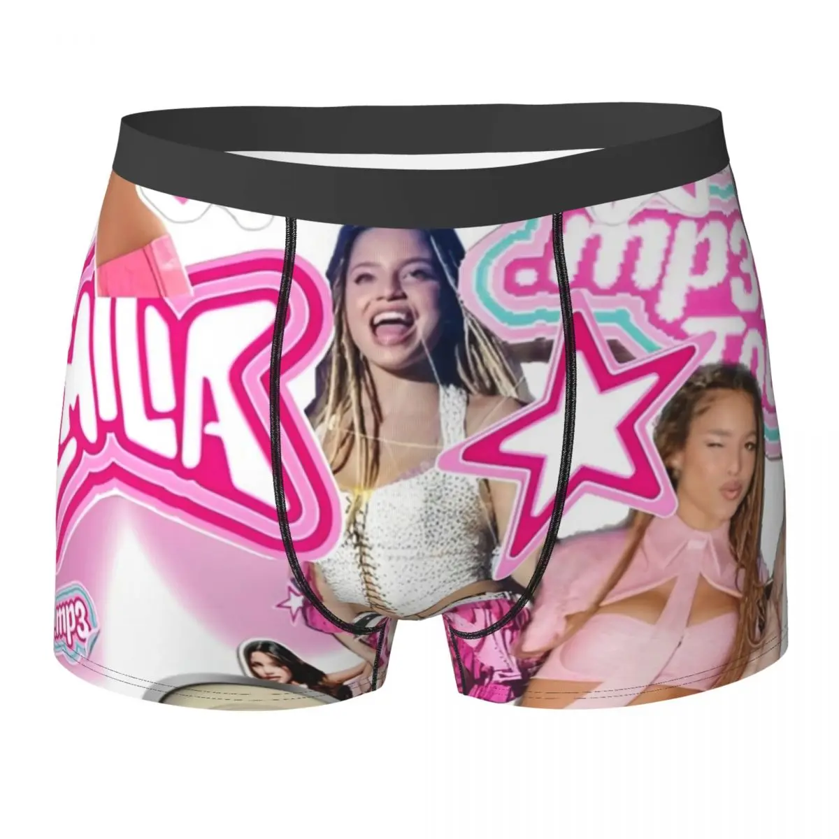 

Розовое нижнее белье Emilia Mernes Mp3, дизайн музыкального альбома, шорты-боксеры, популярные мужские трусы, сексуальные шорты, трусы, подарок на день рождения