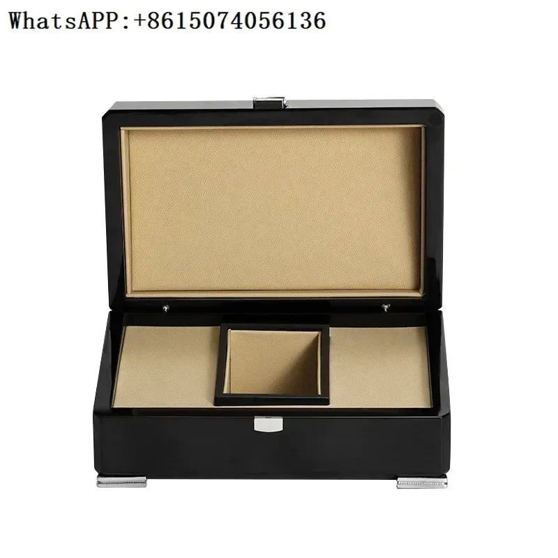 

Highend Solid Wood Watch Box Tourbillon Mechanical Automatic Watch Custom Logo Gift Packaging Display Storage Watch Case