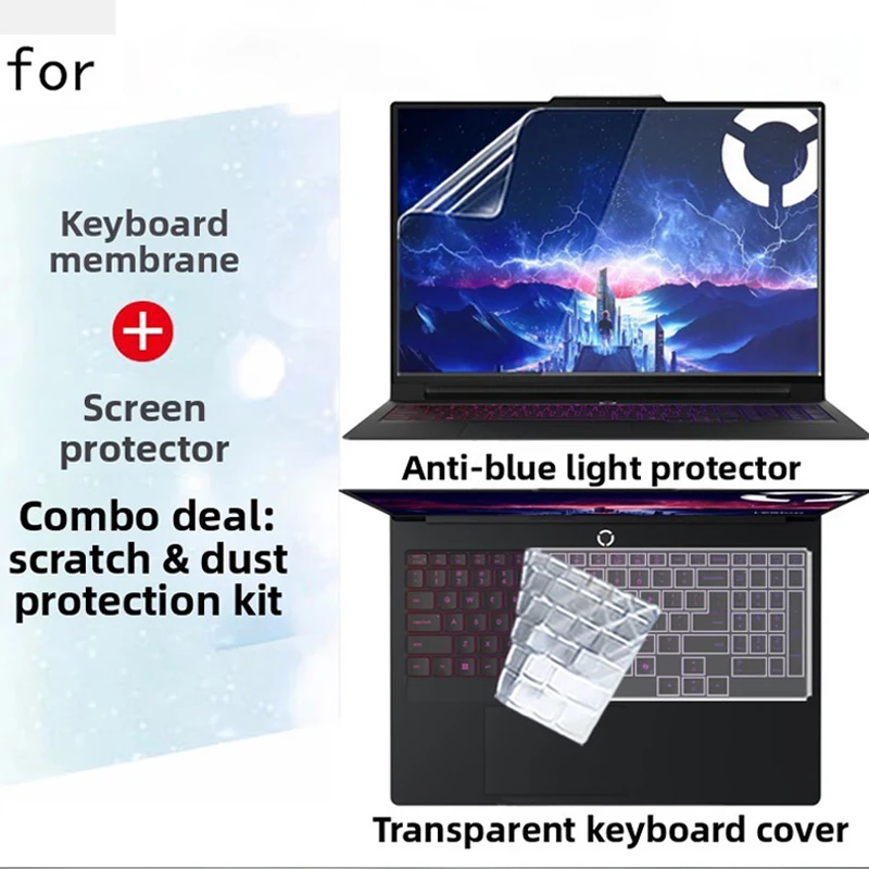 

2026 For Lenovo Legion 5 15IAX11 laptop screen protector keyboard film ultra-clear anti-glare and anti-blue transparent film