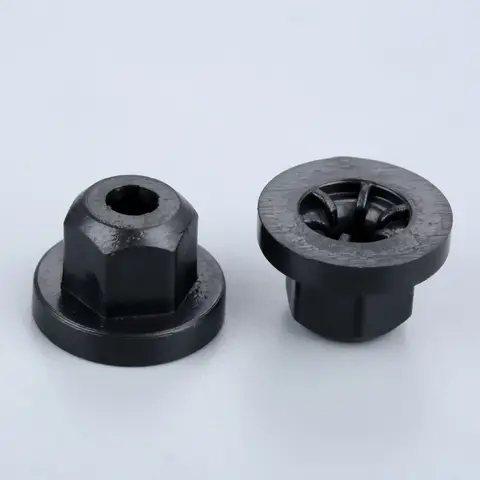 20Pcs Car Plastic Flange Nut Clips Aupoko