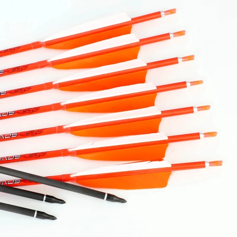 ID 6.2mm Pure Carbon Arrows Spine 300 340 400 500 600 700 800 4\