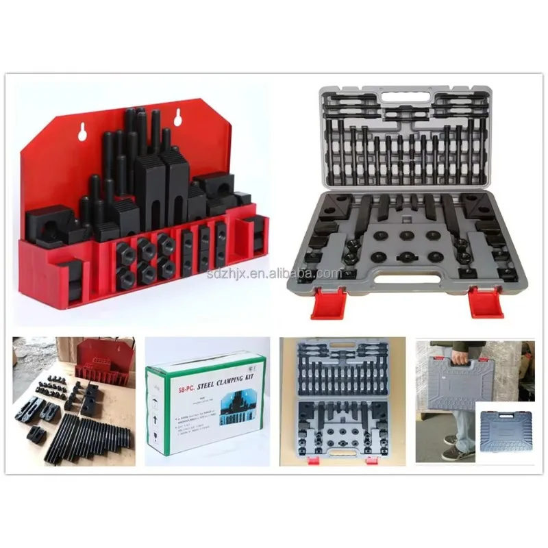 58pcs M20*22 CNC Tool Clamping Kit Set Essential Machine Tools Accessories for Milling Machine