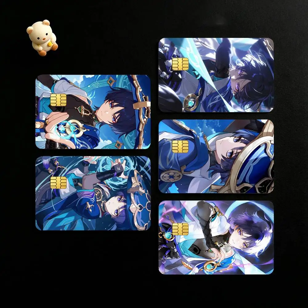Hot Game Character Wanderer Credit Card HD Stickers Game Card Decal Small Chip Waterproof Sticker Gift