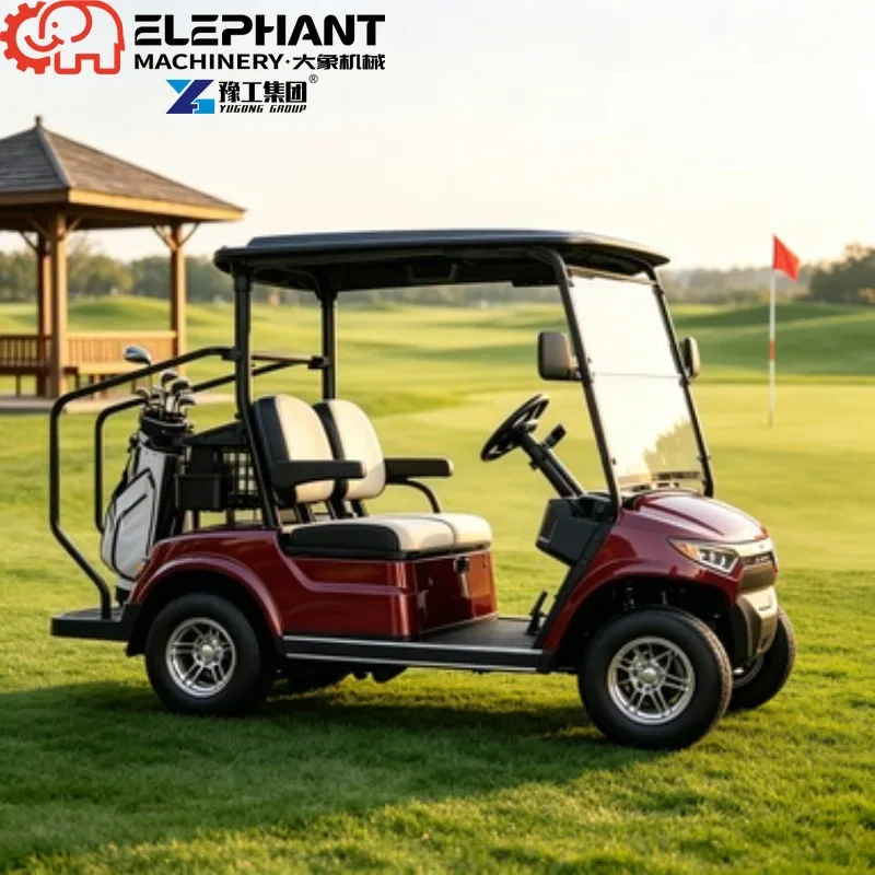 Electric Golf Cart, 2 Seater Off Road Electric Buggy Multifunctional For Tourist Attraction