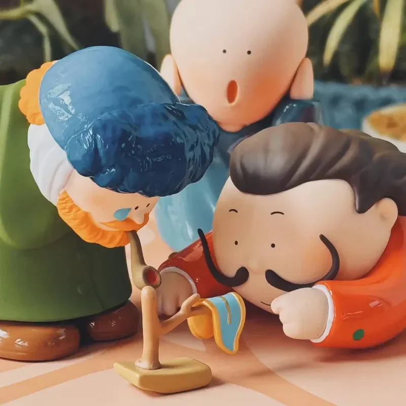 애니메이션 위대한 아티스트 시리즈 만화 주변 인물 모델 차고 키트 귀여운 인형 크리 에이 티브 데스크탑 장식 장식품 선물