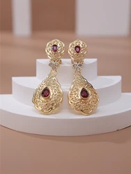 Moroccan Bridal Decorative Earrings Hollow Design Ear Jewelry Women's popular Accessories For wedding parties and festivals