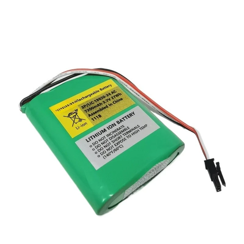 جديد 3P/LIC 18650-24 AC 3.7V 7200mAh بطارية ليثيوم قابلة للشحن مع 3 خطوط
