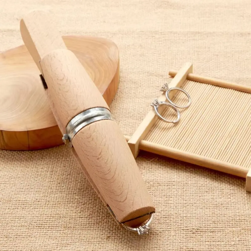 Non Scratch Ring Clamp Safe Secure Holding Wood/Plastic Jewelry Making Tool Comfortable Grip Leather Jaws Bench Jewelry Pliers
