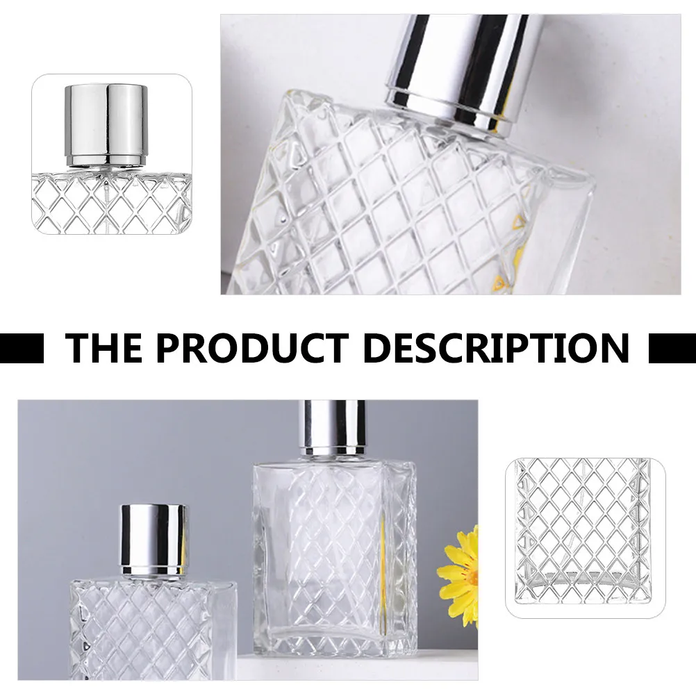3pcs 100ml Empty Perfume Bottles Set – Elegant Travel Spray Containers for Custom Fragrance