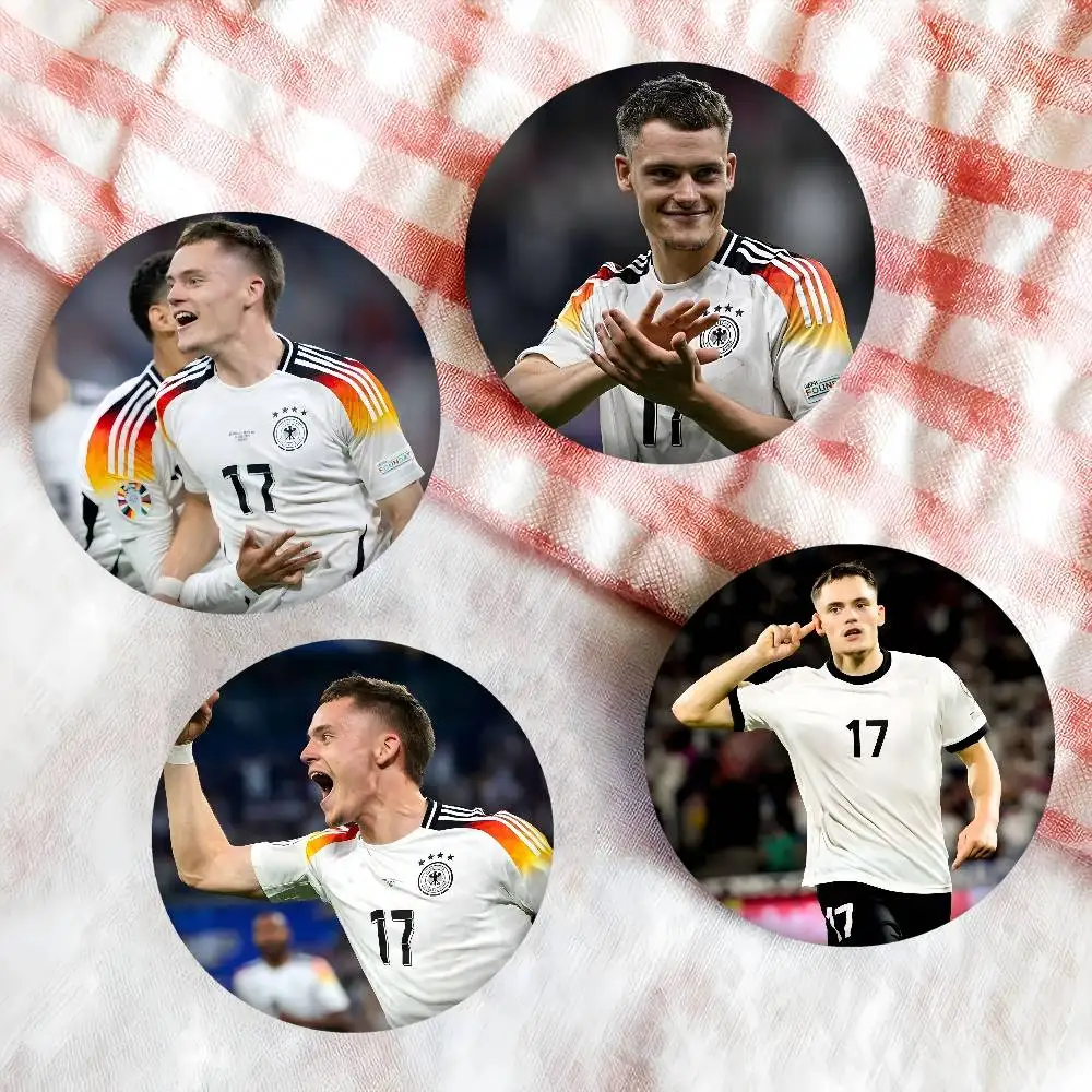 Florian Wirtz 58mm اليدوية بروش الكرتون تأثيري شارة على ظهره مجوهرات اكسسوارات هدايا #3